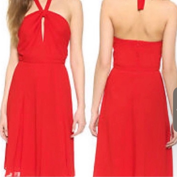 L’agence halter red dress - Picture 2 of 5